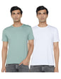 Fyltr MenS Solid T-Shirt - Half Sleeve | Round Neck | 100% Cotton | Regular Fit T-Shirt (Pack Of 2)