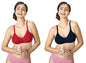 Lyra 516 Flora Mesh Ladder Moulded Premium Cotton Bra
