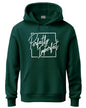 ADRO Mens Cotton Neck Hooded Sweatshirt (H24-FECT-GRN_Green