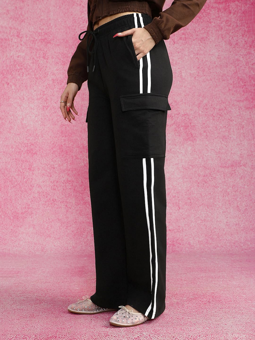 Juneberry WomenS Oversized Joggers |Relaxed Comfortable Bottoms For Travel, Gym & Casual Wear | Trendy Stylish Joggers | Availab