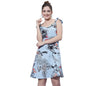 Oomph! WomenS Western & Fusion Wear Western Dresses For Women Blue - Md552