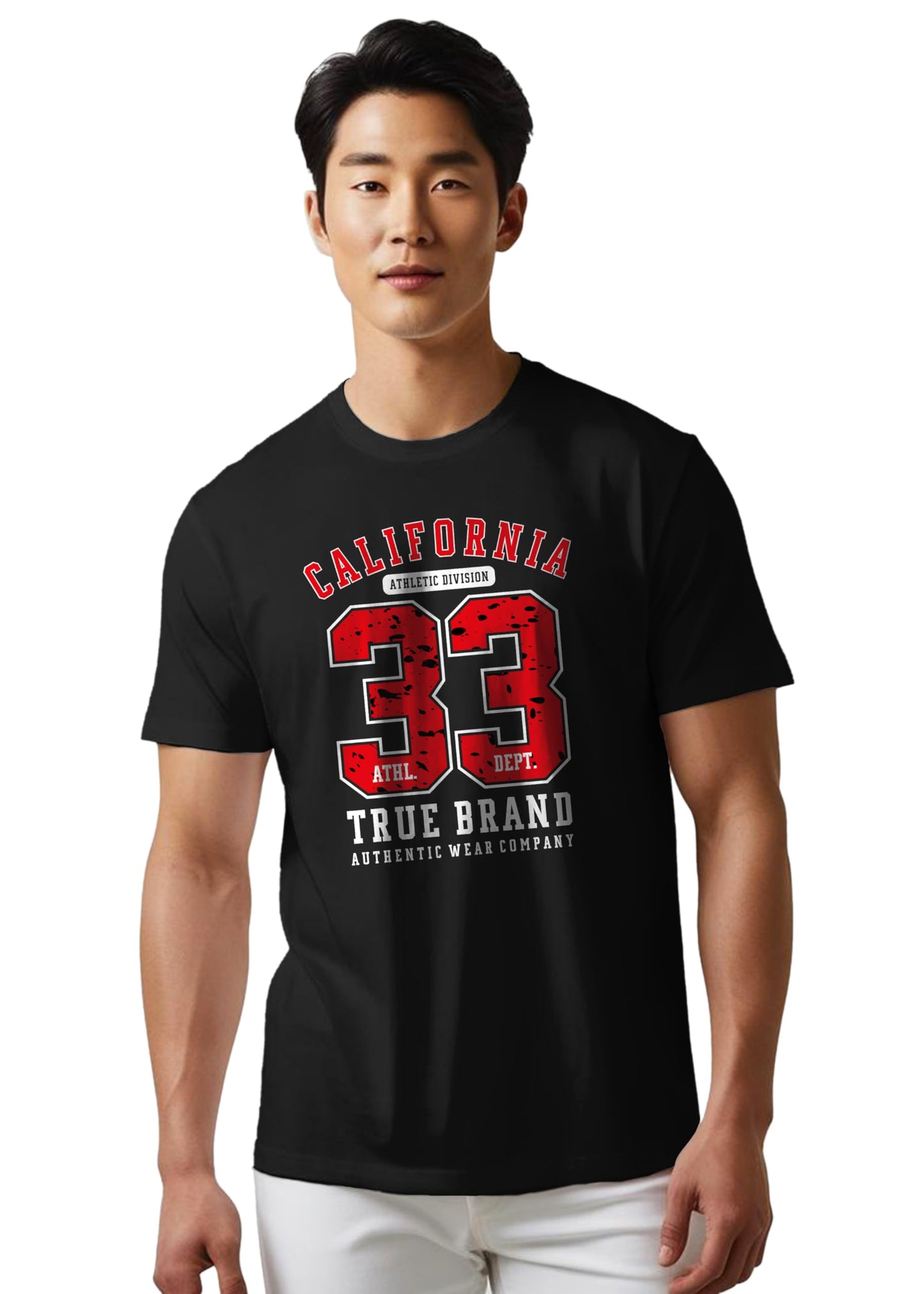Peppyzone Mens Regular Fit T-Shirt (PZ-N-8372_Black4