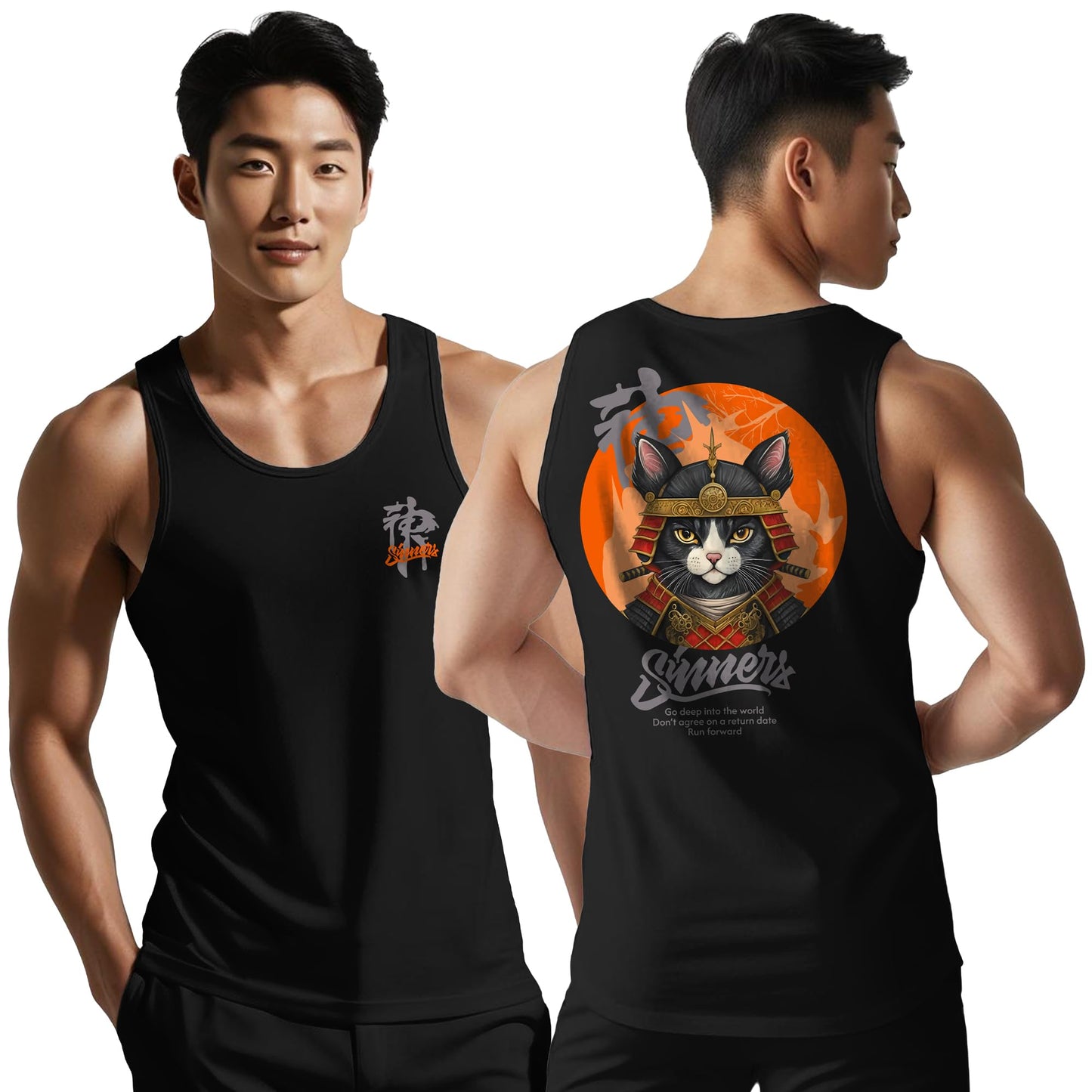 Peppyzone Mens Regular Fit Vest (TT-Trendy50_Black