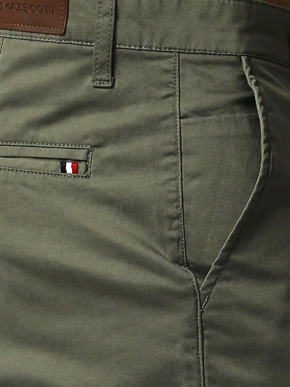 Thomas Scott Men Millennium Slim Fit Chino Pants Olive