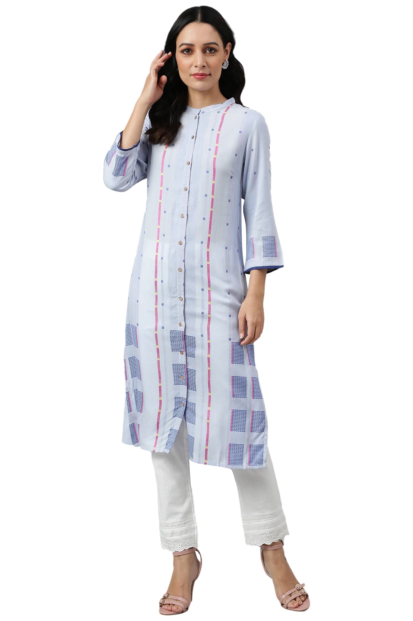 W For Woman Viscose Regular Kurta
