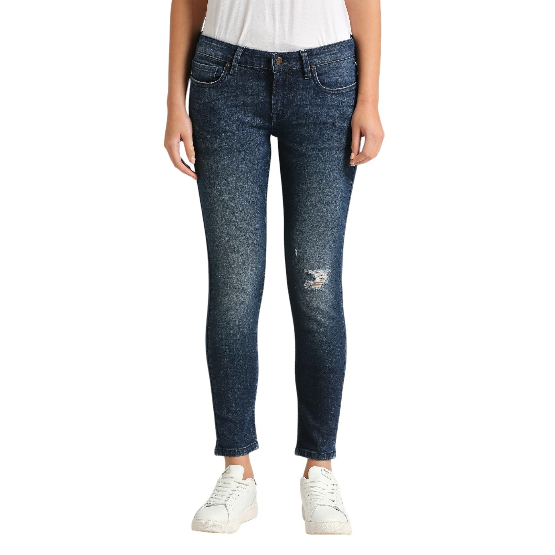 Pepe Jeans WomenS Skinny Jeans (Pl204790Q038_Dark Used Indigo Blue