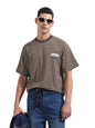 The Indian Garage Co Mens Relaxed Fit Striped Crew Neck Half Sleeves Sweater