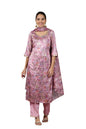 Aurelia WomenS Floral Printed Straight Kurta Set With Palazzos And Dupatta For Women