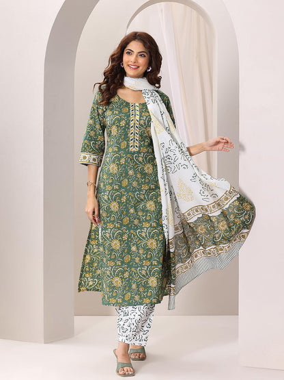 Libas WomenS Cotton Kurta Sets (400081Or