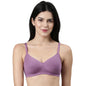 Enamor Womens Cotton Wire Free Casual Full-Coverage Bra (A042_Chinese Violet