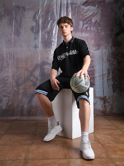 Hubberholme Men Oversized Straight Fit Printed Co-Ord_8