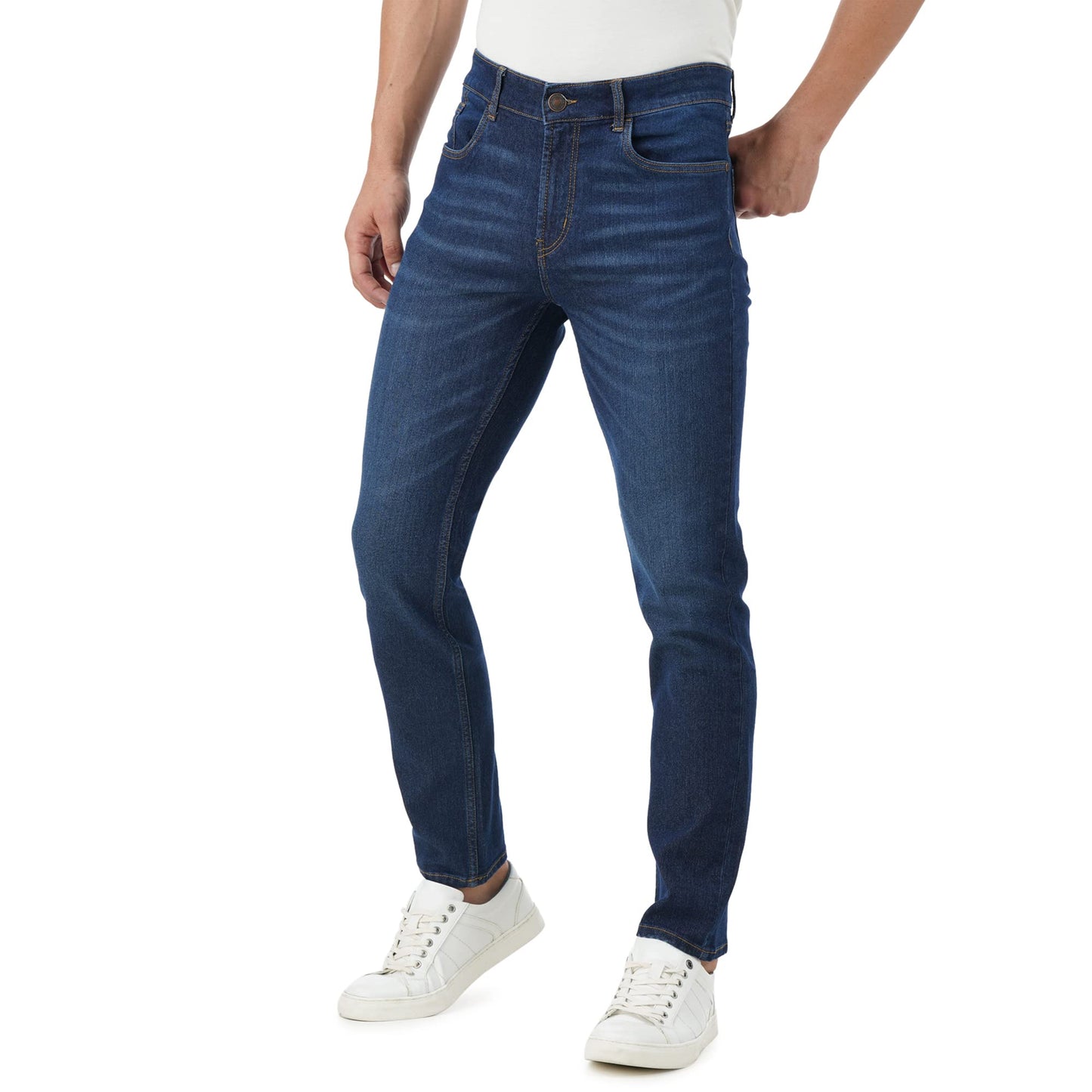 Inkd MenS Regular Jeans (Inkss23Mjn-002_Super Sapphire