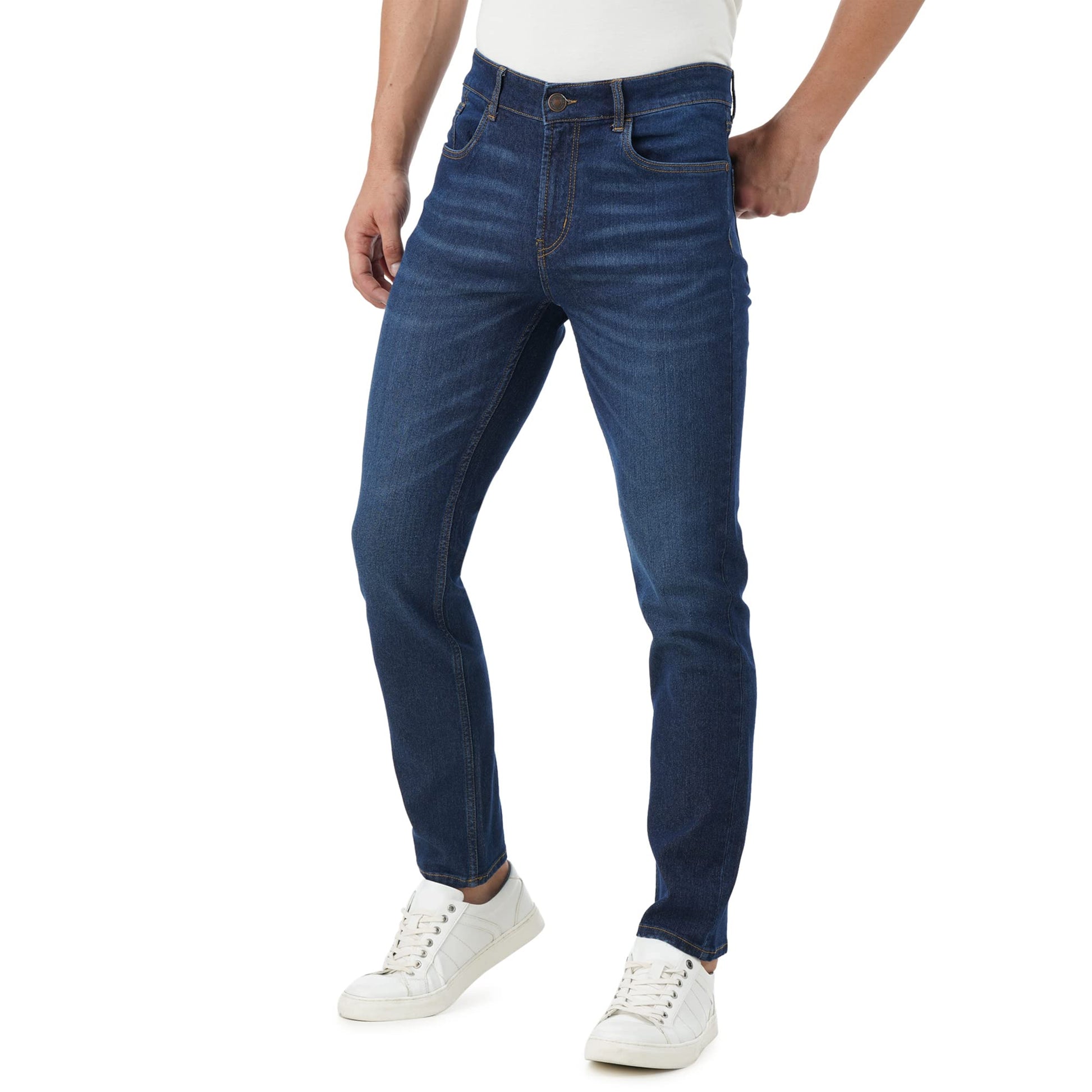 Inkd MenS Regular Jeans (Inkss23Mjn-002_Super Sapphire