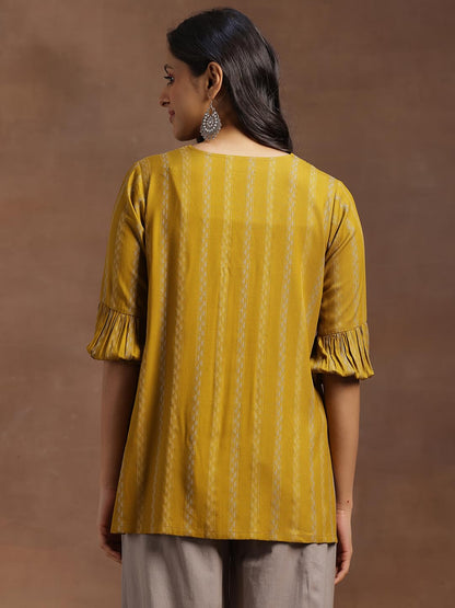 Libas WomenS Rayon Woven Regular Kurtis (29106Or Mustard