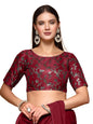 OOMPH! Readymade Blouse for Women, Brocade, Boat Neck, rbbl498