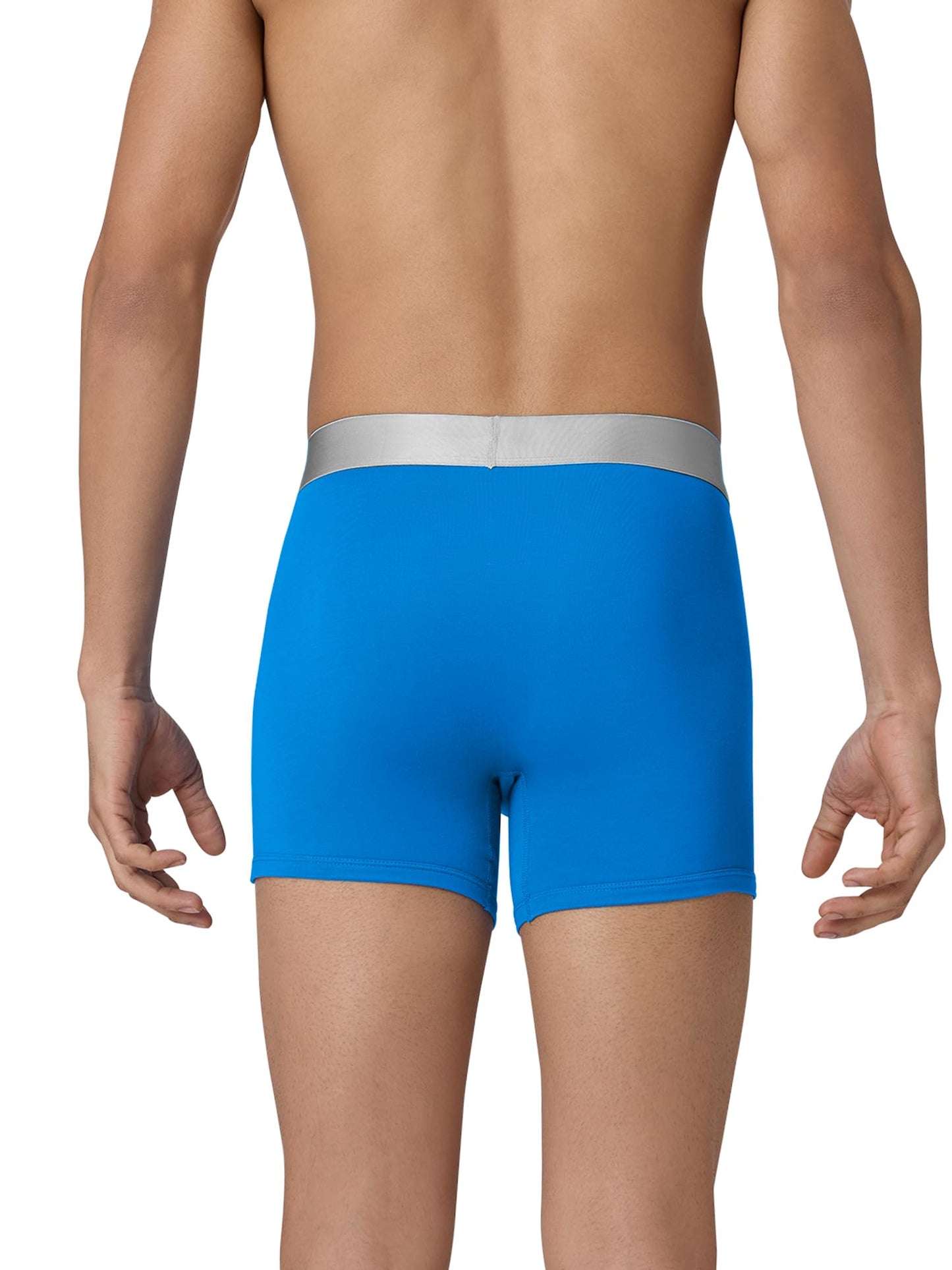 XYXX Mens Modal Classic Regular Trunks (Pack of 1) (XYTRNK_R8_1_Brilliant Blue