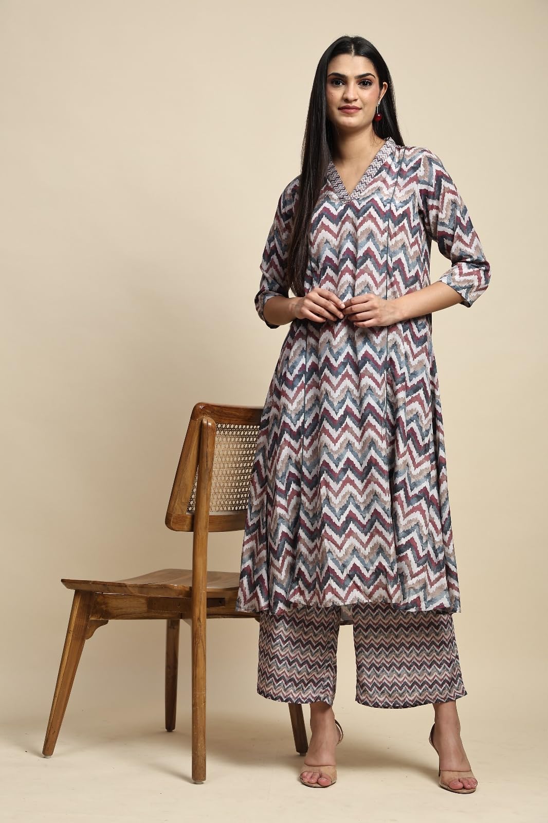 Toochki Kurti Plazzo Set For Women | Kurti For Women Rayon | Two Piece Kurti Sets | Kurtis Sets For Girl | Multicolor Kurti Set