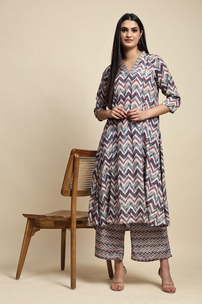 Toochki Kurti Plazzo Set For Women | Kurti For Women Rayon | Two Piece Kurti Sets | Kurtis Sets For Girl | Multicolor Kurti Set