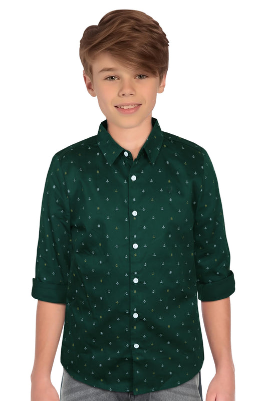 Allen Solly Boys Slim Fit Printed Casual Cotton T-Shirt