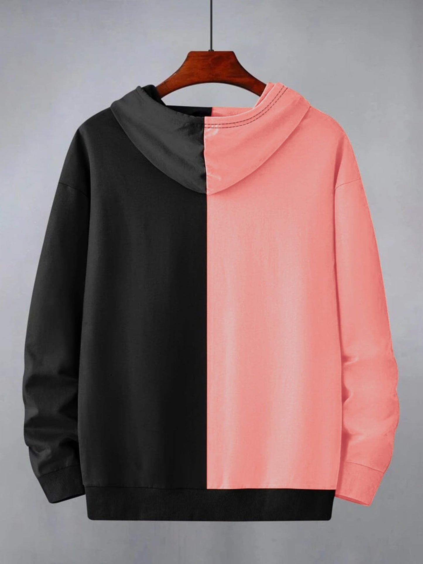 Noble Monk MenS Printed Cotton Blend Hooded Neck Sweatshirt | Full Sleeves | Casual Hoodie For Men