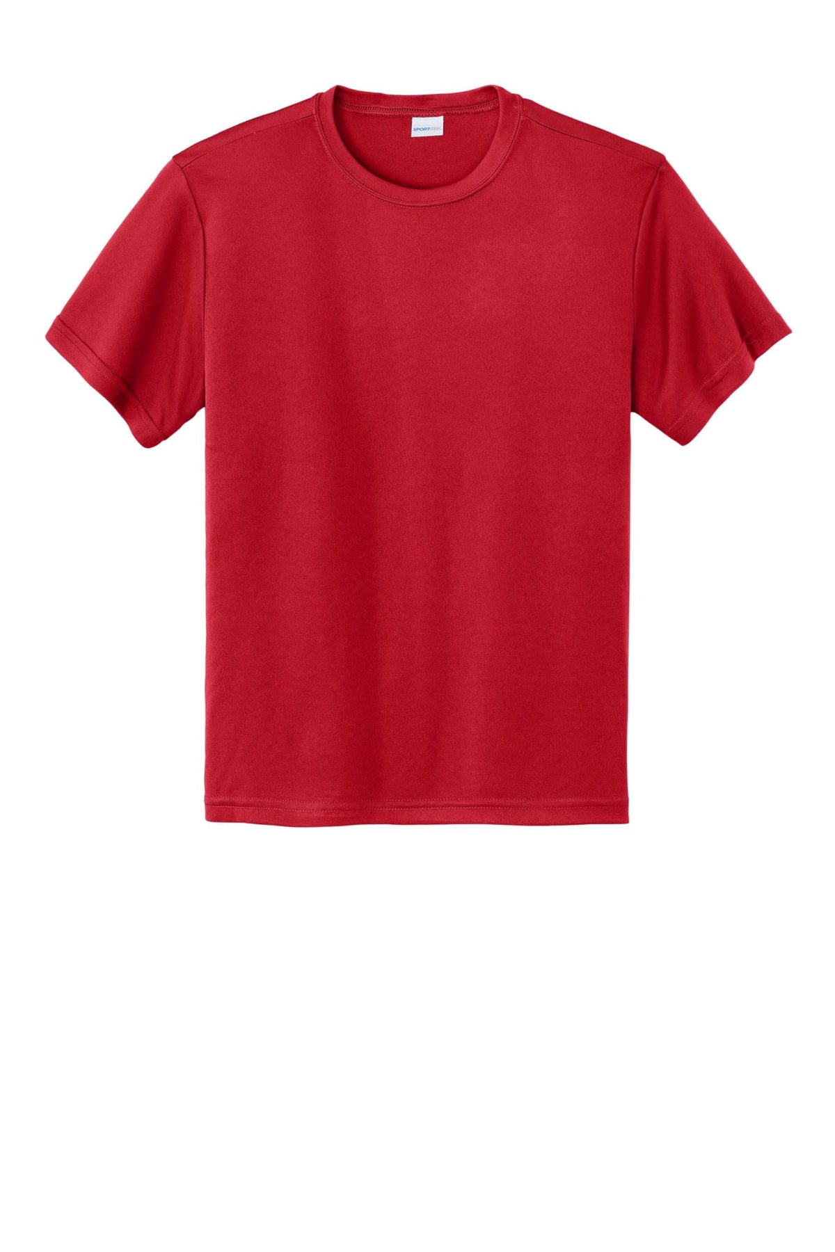 SPORT-TEK Youth PosiCharge Competitor Tee | Athletic Shirt for Active Boys & Girls, Lightweight Summer Clothing for Kids True Red