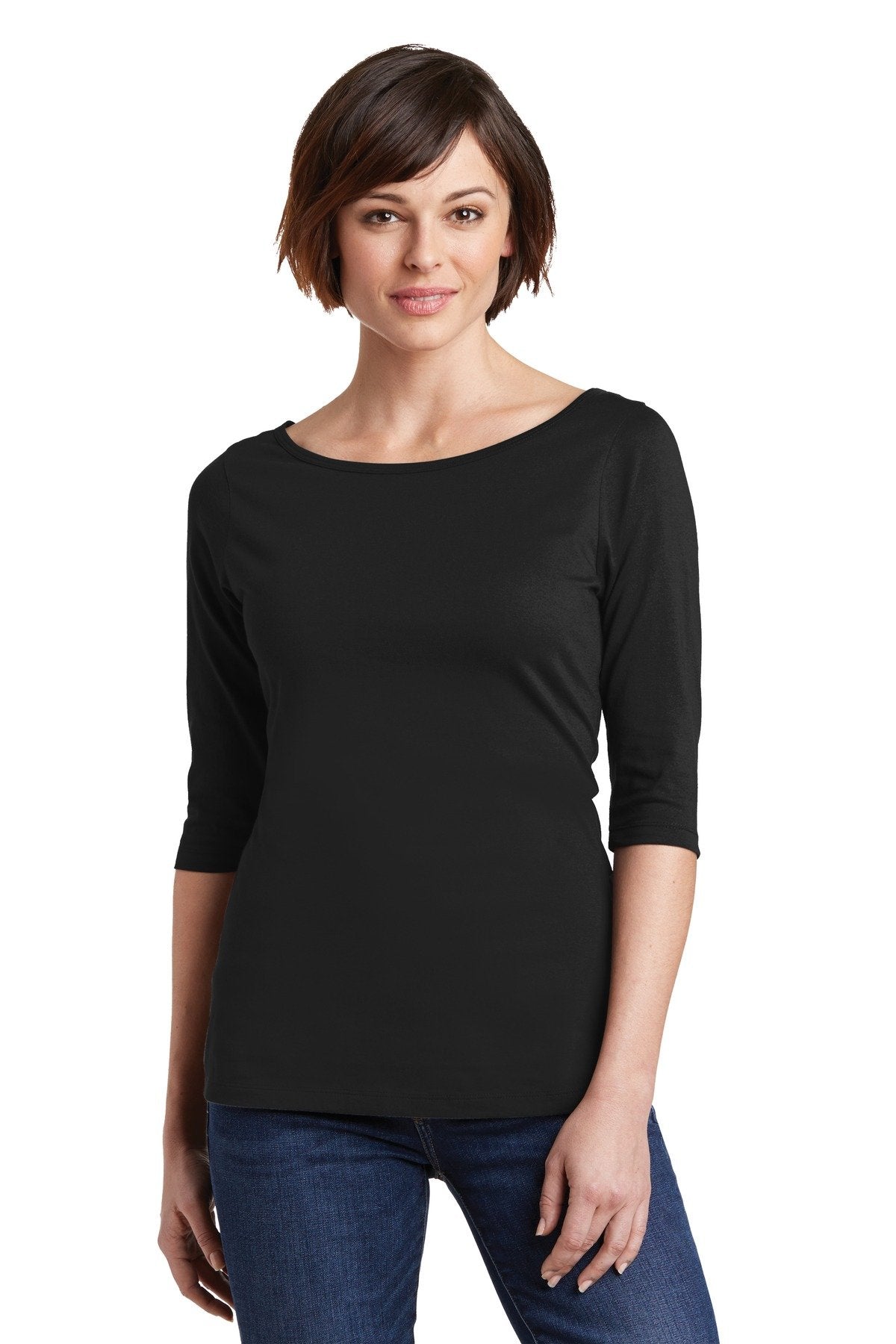 District Womens Perfect Weight 3/4-Sleeve Tee