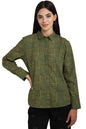 Allen Solly Women Regular Fit Casual Cotton Linen Full Sleeve T-Shirt