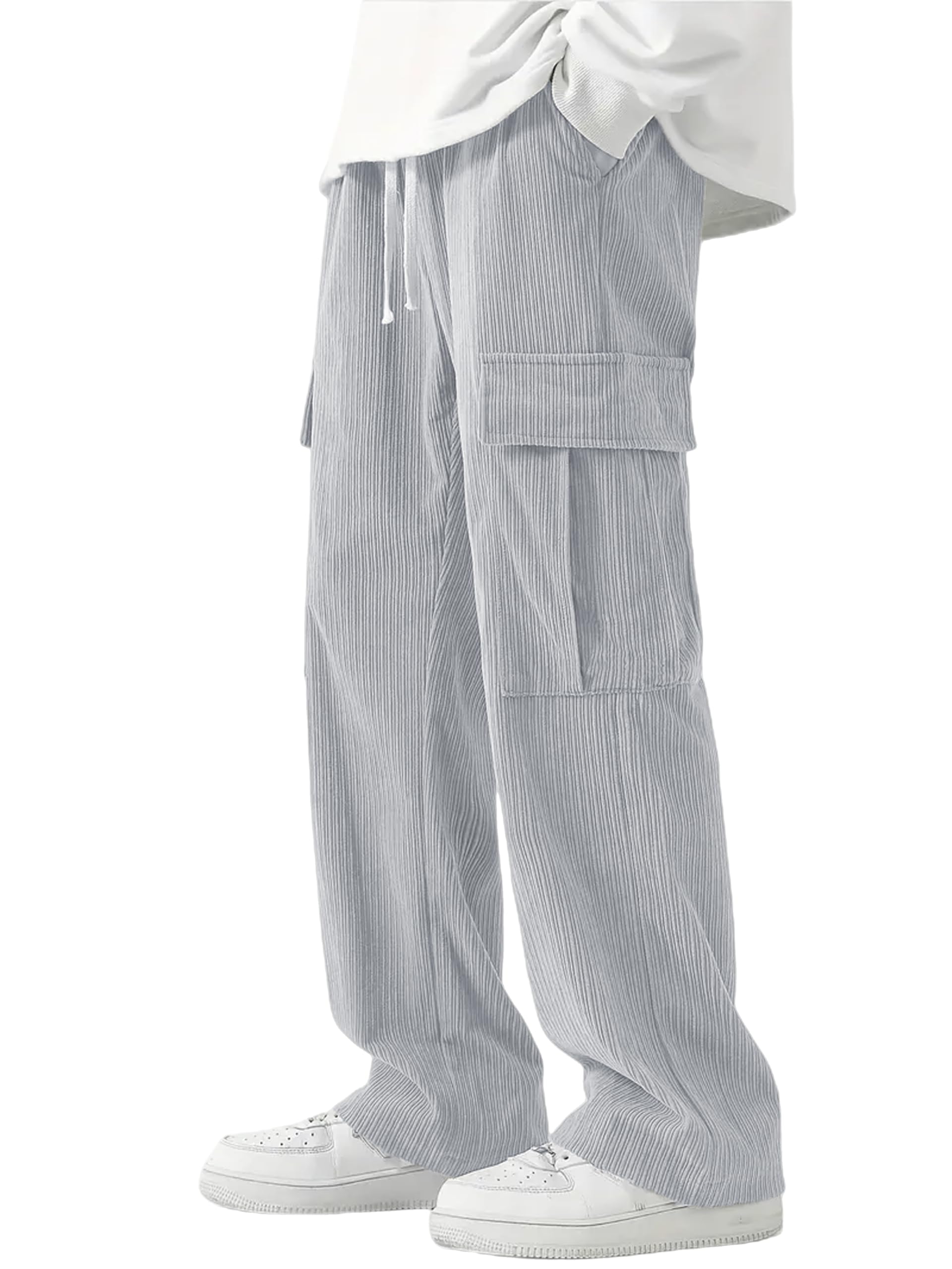 Indoprimo MenS Regular Trouser (Bull 007_Grey