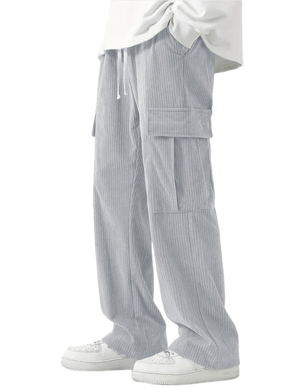 Indoprimo MenS Regular Trouser (Bull 007_Grey
