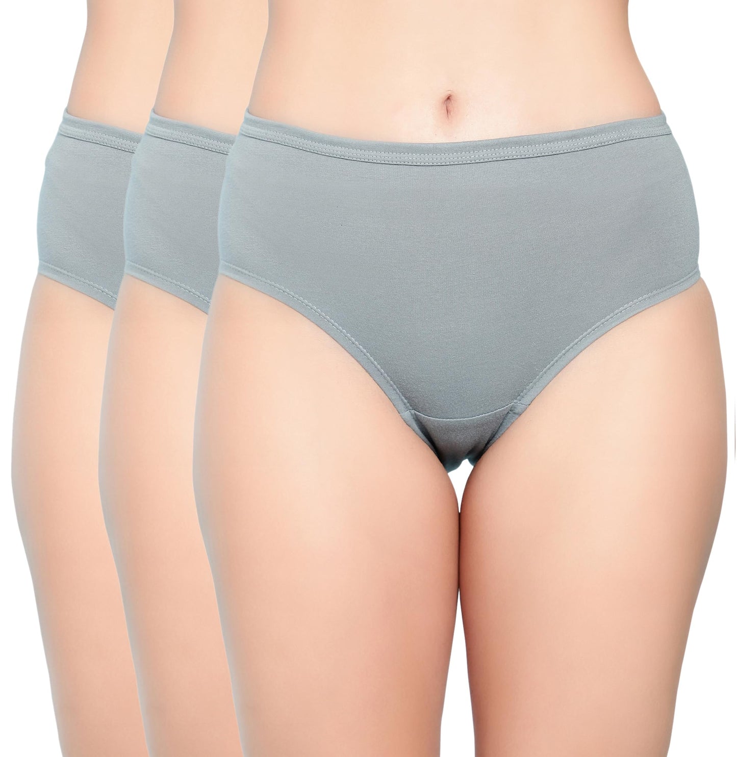 Shasmi Womens Super Combed Cotton Mid Low High Rise Coverage Hipster Full Briefs Breathable with Concealed Waistband Ladies Und