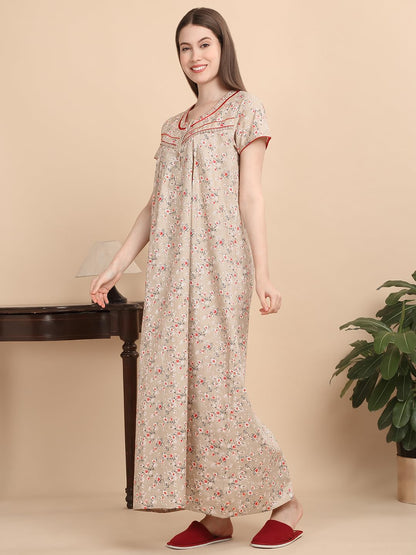 Sweet Dreams Women Printed Night Dress