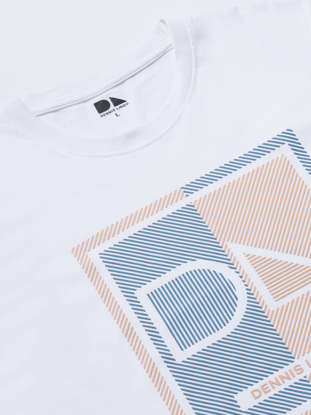Dennis Lingo MenS Slim Fit White T-Shirt