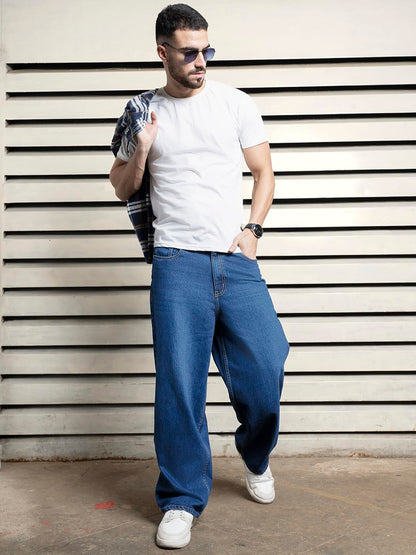 High Star MenS Relaxed Jeans (Hsmjns2412_Blue