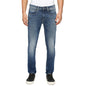 Pepe Jeans Mid Rise MenS Skinny Mid Rise Jeans (Pm207497Q031_Dark Blast_Mid Indigo Blue, 32