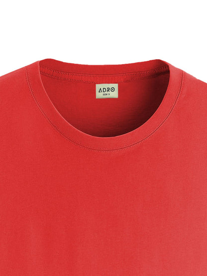 ADRO T Shirts for Boys & Girls || Solid Plain Regular Fit T-Shirt || Ages 3-14 || 100% Cotton Round Neck Tshirt for Boys & Girls