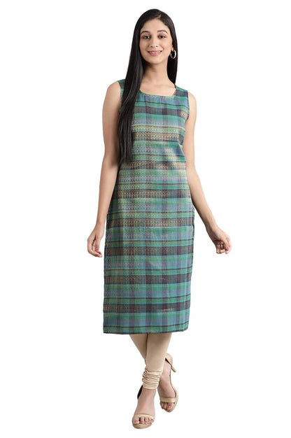 Aurelia Women's Cotton Blend Straight Kurta