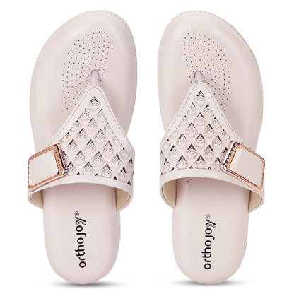 Ortho Joy Doctor Fancy Slipper For Women || Orthopedic WomenS Fancy Slipper/Sandal For Women