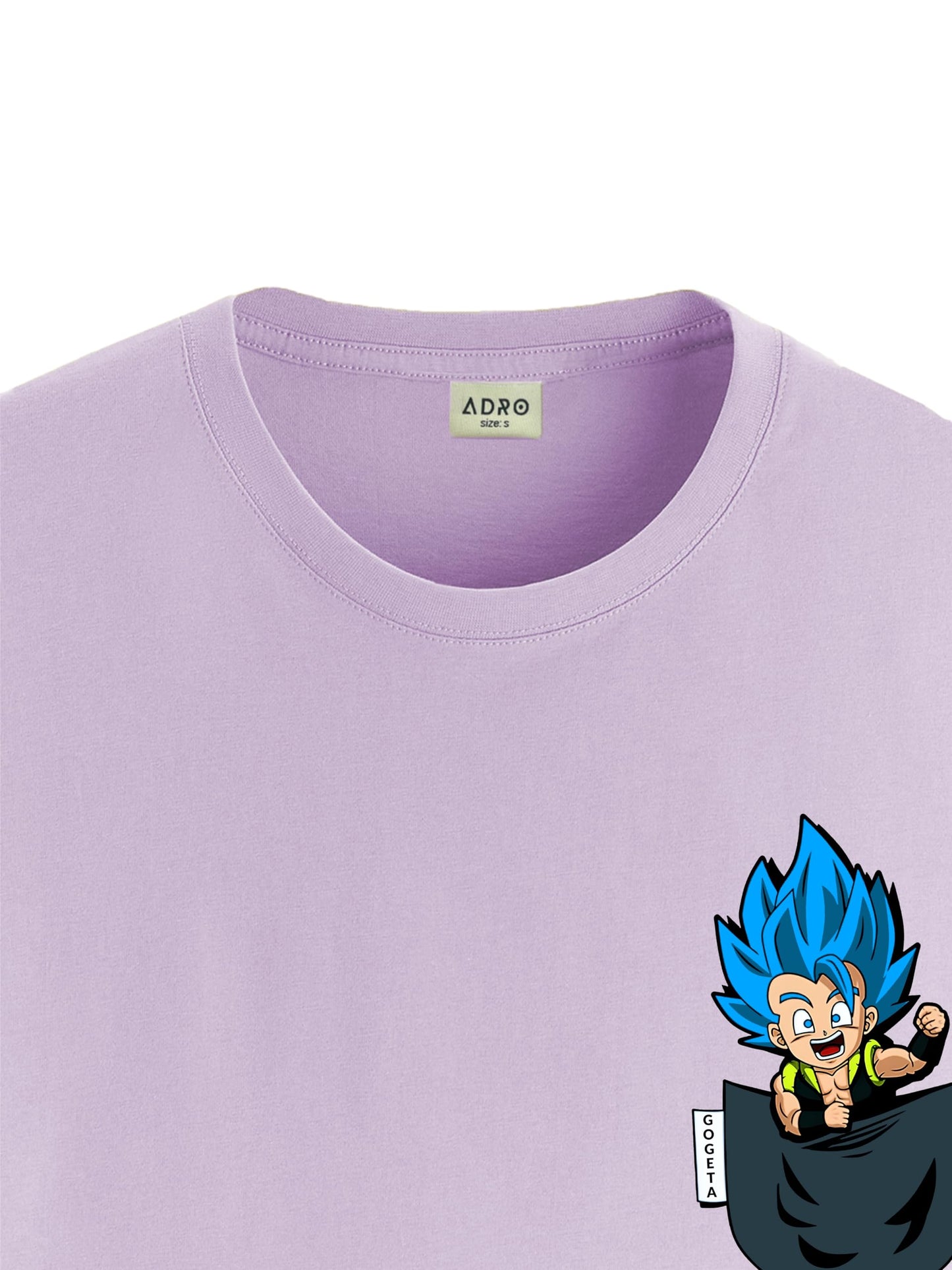 ADRO Tshirt for Men | Anime T Shirt for Men | 100% Cotton Tshirt | Graphic Printed T-Shirt | Chest Printed Tshirt | Gogeta Anime
