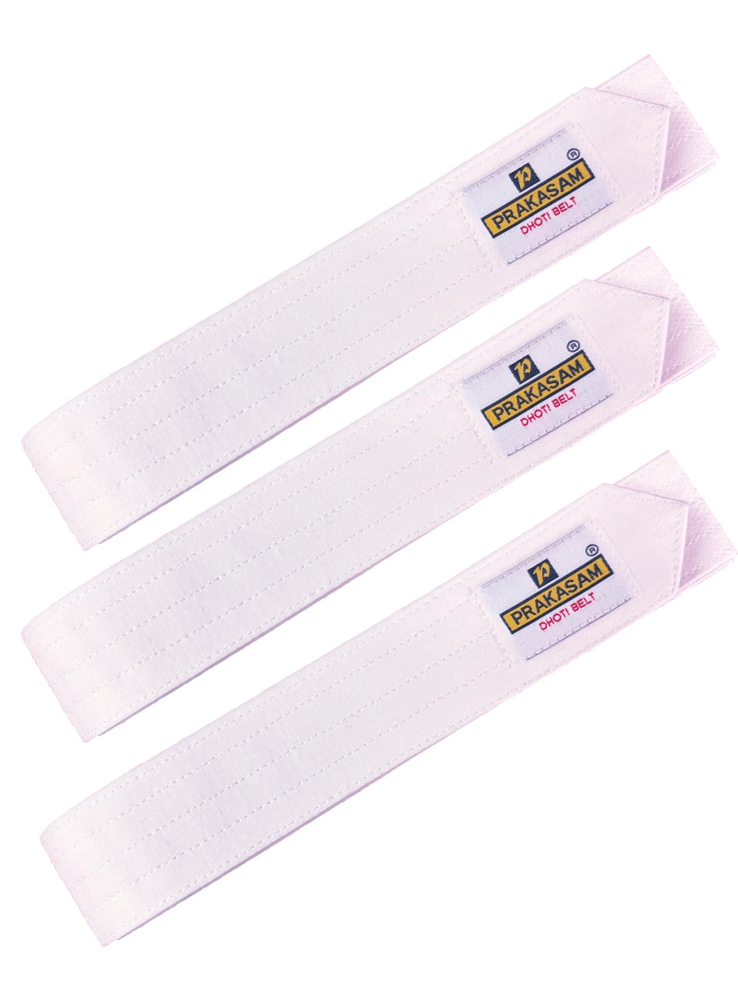 PRAKASAM COTTON Mens Cotton Dhoti Belt | Durable Canvas Cotton Waist Belt for Traditional Dhoti | Adjustable & Comfortable Dhoti