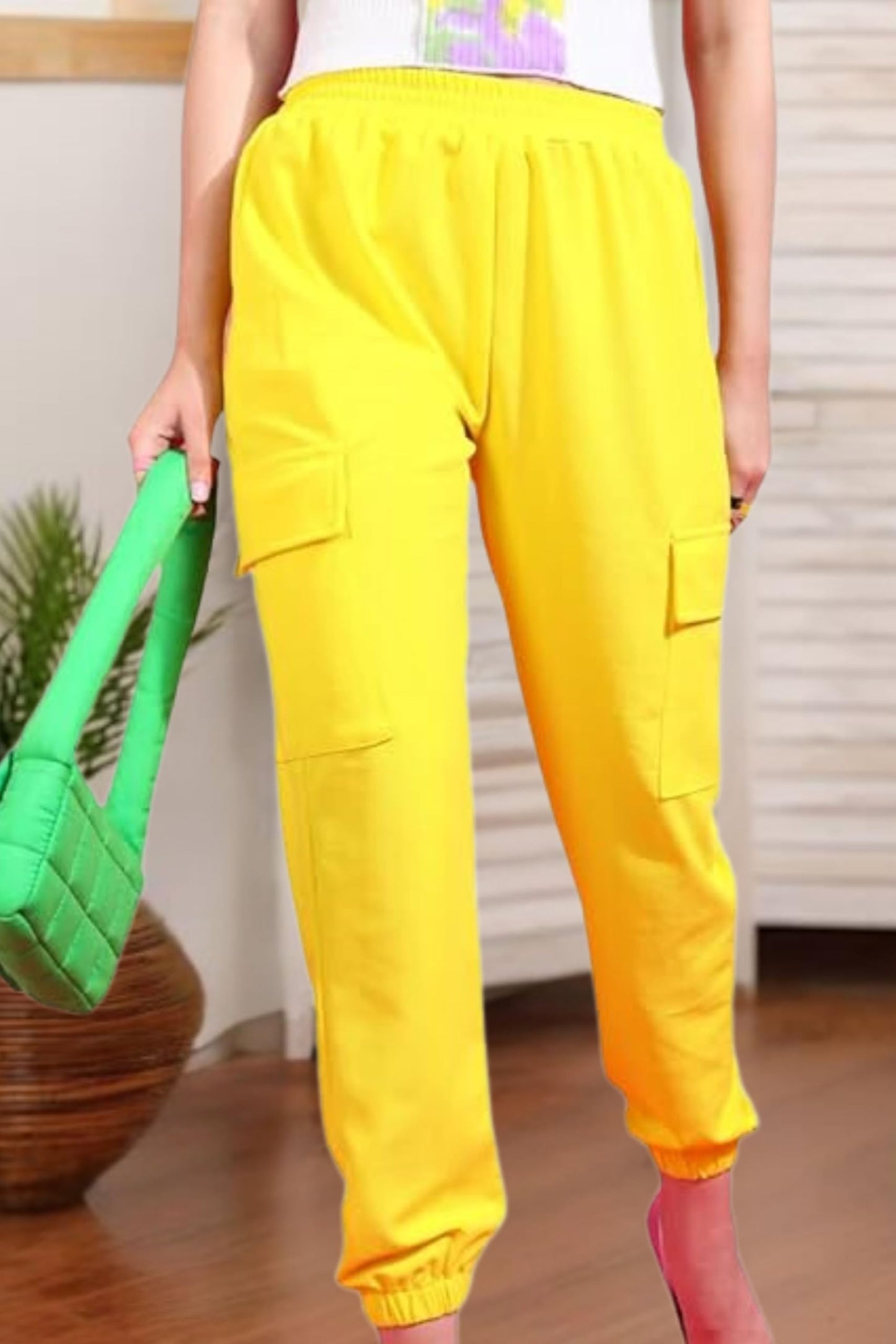 POPWINGS Casual Solid Pocket Joggers for Women || Latest Stylish Western Women Joggers for Summer || Pull-On Women Joggers Pants