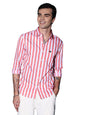 The Indian Garage Co Mens Slim Fit Shirt (0723-SHSTYD-02-01_Pink