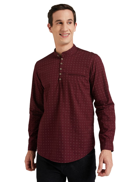 Diverse Men Cotton Printed Straight Kurta (Dcmsf122Sc19L38)