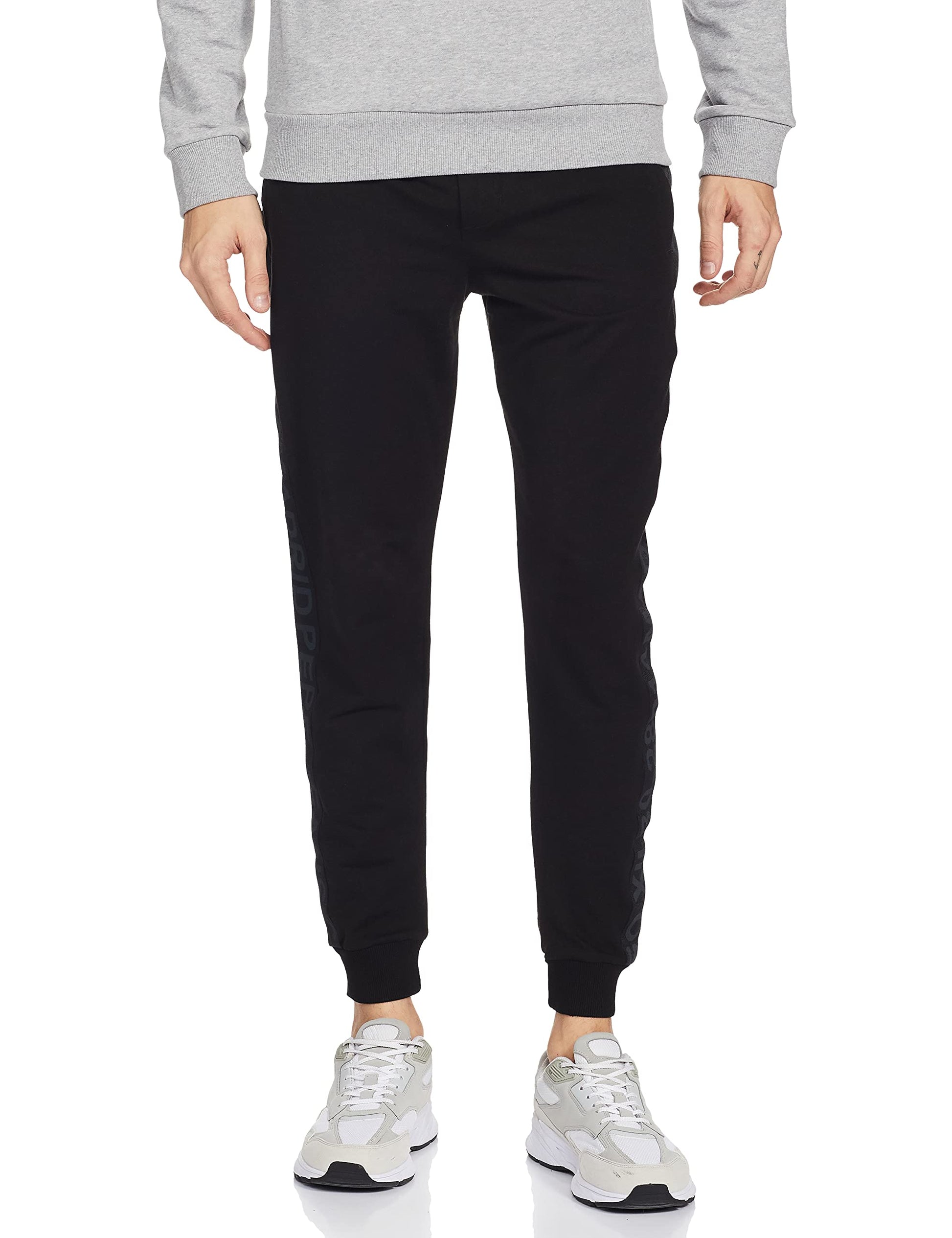 Pepe Jeans MenS Regular Track Pants (David_Black_L)