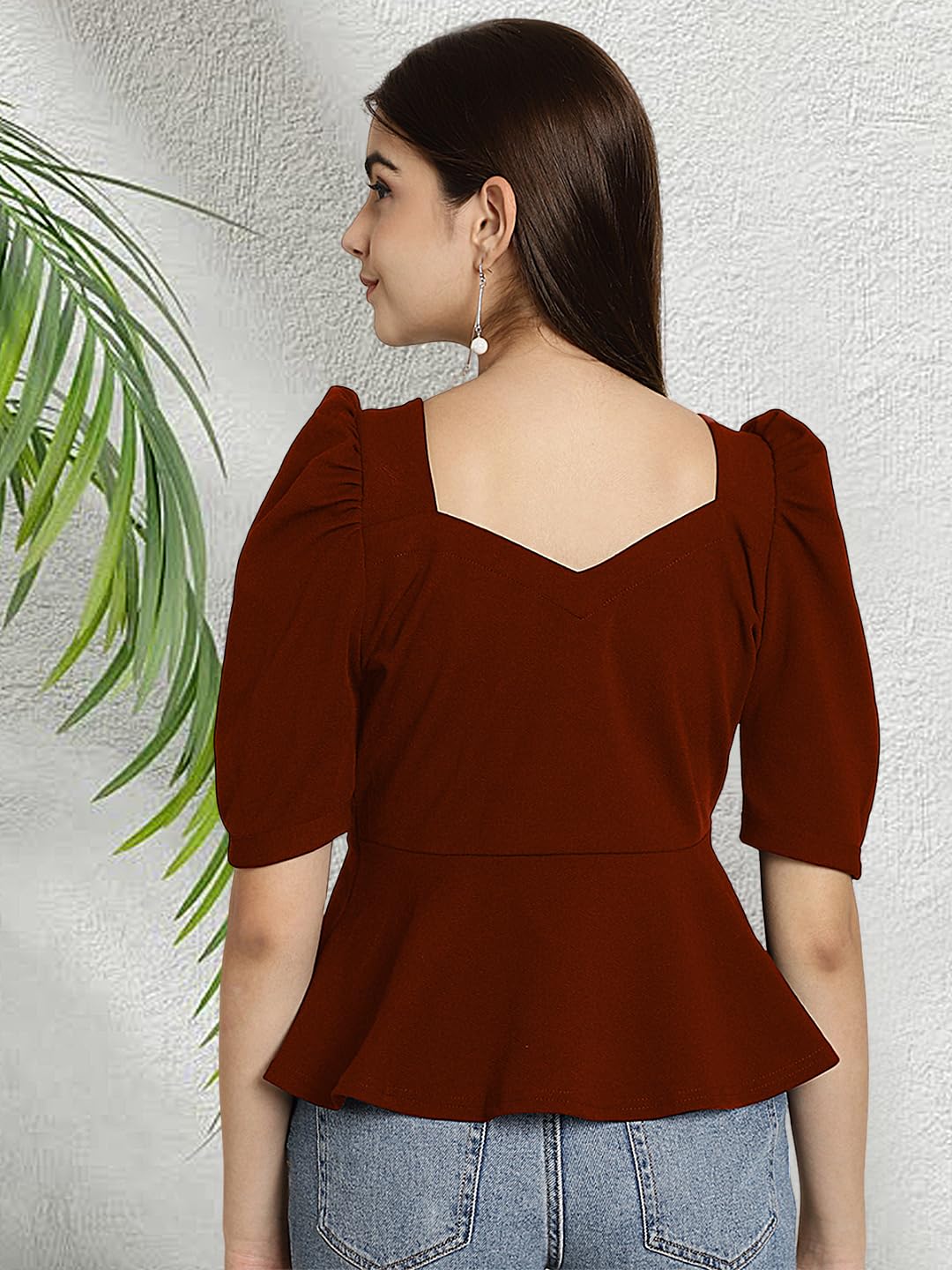 Tee Projekt Solid Stylish Casual Slim Fit Top & Tunic for Women & Girls|| Trendy Western Tops for Women