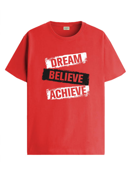 ADRO Tshirt for Men | Printed T Shirt for Men | 100% Cotton T-Shirt |Printed T Shirt | T-Shirts | RN24-DBA-RD