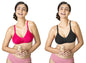 Lyra 516 Flora Mesh Ladder Moulded Premium Cotton Bra