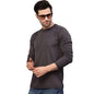 Rigo Men Charcoal Poly CorduroyT-Shirt