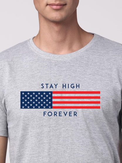 ADRO Mens Flag Printed Cotton T-Shirt_RN24-L2-FLAG-GR