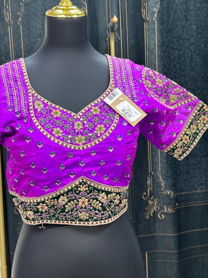 Purple blouse