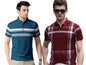 MenS Regular Fit Polo T Shirt (Combo Pack Of 2) |Half Sleeves |Collar Tshirts |Nobel Monk T Shirt | Casual Tshirt